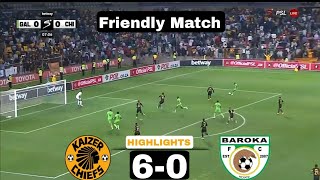 HUGE WINNING ▪︎ Kaizer Chiefs vs Baroka FC 60 Club Friendly Match  Dortey HATTRICK [upl. by Cly]