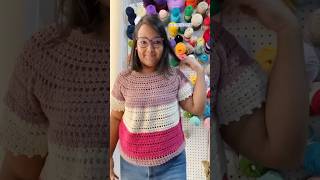 Tejiendo una blusa con canesú redondo crochet tejer ganchillo tejedoras blusacrochet tejer [upl. by Gnanmas559]