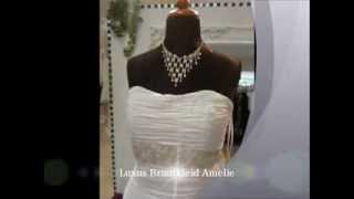 Brautkleid  Amelie  Meerjungfrauenschnitt  weiß  Hochzeitskleid bei Lavie Brautmode in Bochum [upl. by Casper]