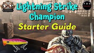 Lightning Strike Champion League Starter Path of Exile 325 [upl. by Greenland]