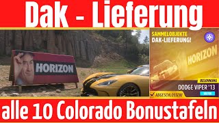 Forza Horizon 5 Dak Lieferung Zerstöre 10 Colorado Bonustafeln [upl. by Netsirhc620]