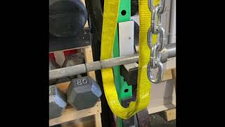 DIY Power Rack Safety Straps [upl. by Ahsitam]