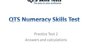 Numeracy Practice Test 2 [upl. by Enyale]