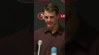 Brock Purdy on having Christian McCaffrey and what he does to the 49ers offense 49ers nfl [upl. by Sil]