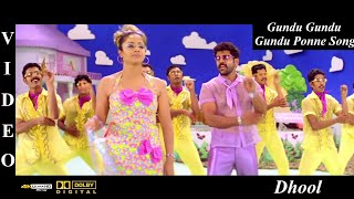 Gundu Gundu Gundu Ponne  Dhool Tamil Movie Video Song 4K Ultra HD BluRay amp Dolby Digital Sound 51 [upl. by Ronica628]