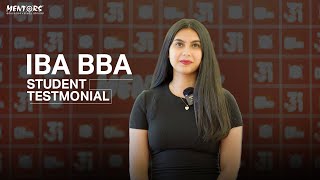 Purbita Piashi took the IBA BBA Admission Preparation Course at Mentors’ [upl. by Neelyhtak]