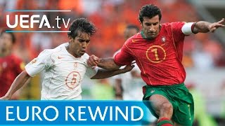 EURO 2004 highlights Portugal 21 Netherlands [upl. by Xuaeb126]