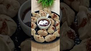 Soya Momo nd Korean sauce  healthy momo recipe  viral shorts [upl. by Niraj]