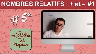 Effectuer des additions et soustractions de nombres relatifs 1  Cinquième [upl. by Declan94]