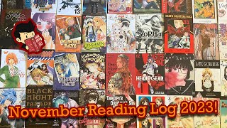 Remarkable Month of Fun and Interesting Manga  November 2023 Reading Log [upl. by Enelak277]