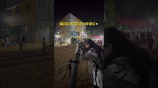 My first Telescope experienced star shorts video viralreels trendingshorts [upl. by Helali]