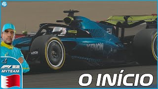 F1 2022 MYTEAM 1 GP DO BAHREIN  A GURGEL NA NOVA ERA DA FORMULA 1 PortuguêsBR [upl. by Middleton119]