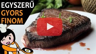 Marha steak  Recept Videók [upl. by Alurta901]