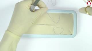 Suture techniques Horizontal Mattress [upl. by Inami109]