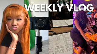 WEEKLY VLOG PRODUCTIVE WEEK AS A CONTENT CREATOR  NEW HAIR  DATE NIGHT [upl. by Ailema]