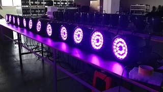 24X18W RGBWAUV 6 in1 LED PAR WATERPROOF [upl. by Nudd]