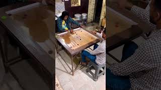 Carrom King haji ali agarya best trick shots shorts [upl. by Garreth354]