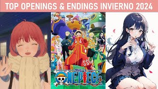 Top Openings amp Endings  Anime Invierno 2024 [upl. by Frohman10]