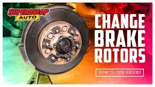 How to  Change Brake Rotors  Supercheap Auto [upl. by Ilanos]