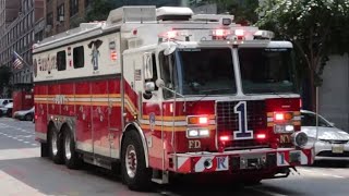 FDNY Rescue 1 Responding [upl. by Ysdnyl]