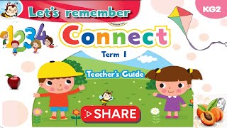 Connect for KG 2🍎🍊🍓 Lets remember 🐒 Teachers guide amp audio book نصوص أستماع وأغاني ودليل المعلم [upl. by Trow]