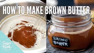 How To Make Brown Butter amp What To Use It For [upl. by Necila]