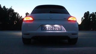 VW Scirocco 14 TSI Custom NonResonated Exhaust Sound [upl. by Efioa]