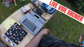 LIVE VIDE GRENIER Un lot vraiment rétro 😮 [upl. by Yraccaz]