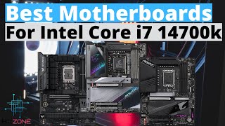 THE BEST MOTHERBOARDS FOR INTEL CORE I7 14700K IN 2024 TOP 3 [upl. by Yniatirb]