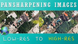 Pansharpening images in ArcGIS enhance quality of your images [upl. by Mychael910]