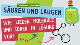 SäureBaseChemie wirklich verstehen Wie liegen Moleküle und Ionen in Lösung vor [upl. by Eilitan]