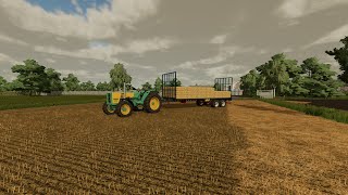 Farming simulator 22 part 3 Making and collecting the bales [upl. by Goines]