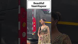 SPOTTED Vaani Kapoor Stuns in Saree Steals the Show [upl. by Nirraj]