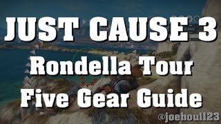 Just Cause 3  Rondella Tour  Five Gear Guide [upl. by Carmelita966]