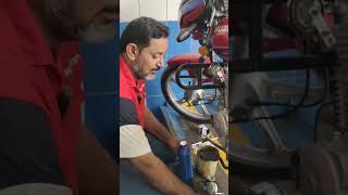 how to change oil filter Suzuki 110 [upl. by Anaitsirhc588]