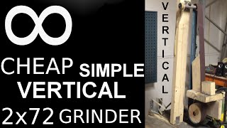 How to make a VERTICAL 2x72 Belt Grinder  Sander [upl. by Yecniuq]