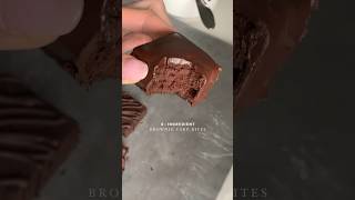 Just 4 Ingredients Mini Brownie Cakes vegan paleo eggfree nobakedessert chocolaterecipe [upl. by Arten]