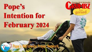 Popes Intention for February 2024  Popes Worldwide Prayer Network  PWPN [upl. by Ynneh]