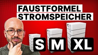 Stromspeicher für PVAnlage – Faustformel für die passende Größe [upl. by Stockmon96]