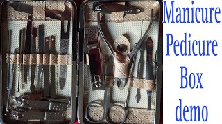 Multipurpose MANICURE pedicure KIT Review and Uses  19 Pc Manicure Set [upl. by Eikcuhc626]