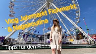 Vlog mit Flohmarkt Tipps amp Tricks  Vorbereitung sowie Happyglam Nägel im Test [upl. by Anailuj]