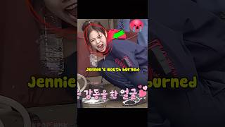 Jennies Mouth Burned From Eating Garlic Salt blackpink jennie kpop eating mukbang shorts [upl. by Nelehyram354]