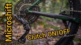 Microshift ADVENT 1X9 Clutch ON\OFF advent [upl. by Stephi]