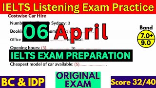 06 APRIL 2024 IELTS LISTENING PRACTICE TEST 2024 WITH ANSWERS  IELTS PREDICTION  BC amp IDP [upl. by Asilrac]