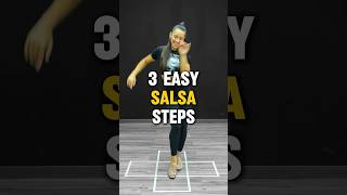 Try these 3 easy Salsa steps Salsa Tutorial For Beginners [upl. by Arianne737]