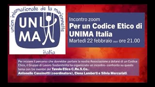 Per un Codice Etico di UNIMA Italia  22 febbraio 2022 [upl. by Damien]