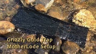 Grizzly Gold Trap MotherLode Sluice Setup [upl. by Anelec]