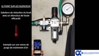 Dispositif de réduction de bruit pour air comprimé  Alpha Automatismes [upl. by Roi]