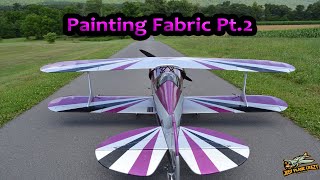 Painting pt2 of the EMHW 243m 47 Pitts Special Patterns Clear Tips amp Tricks [upl. by Aeikan214]