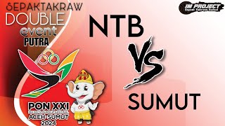 SUMUT VS NTB DOUBLE EVENT PUTRA PON [upl. by Nirrac]